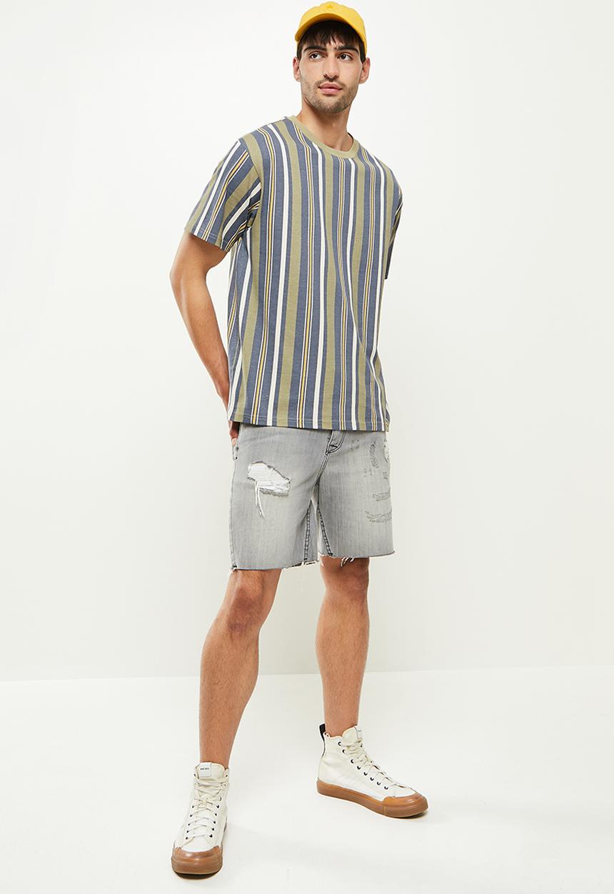 Cotton On - Downtown T-shirt - neutral & black 