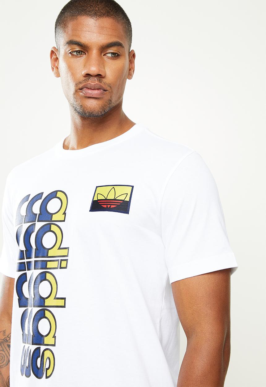 adidas Originals - Logo play badge - white