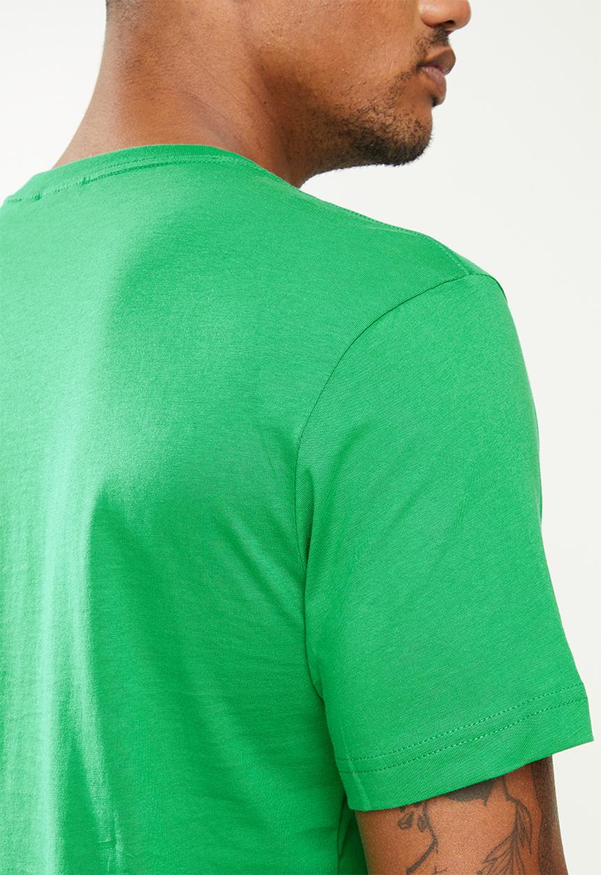 adidas Originals - Trefoil t-shirt - green & white
