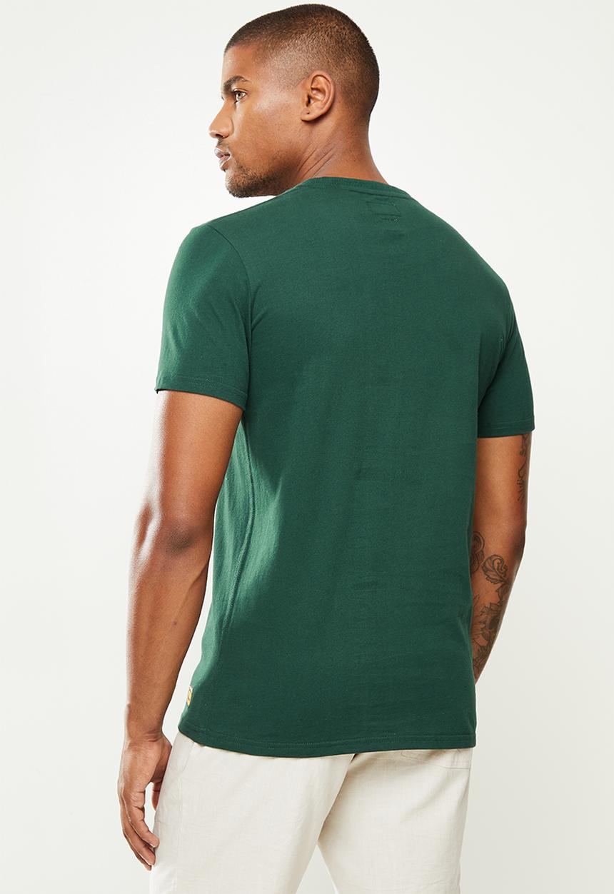 Superdry. - Collegiate graphic tee - green