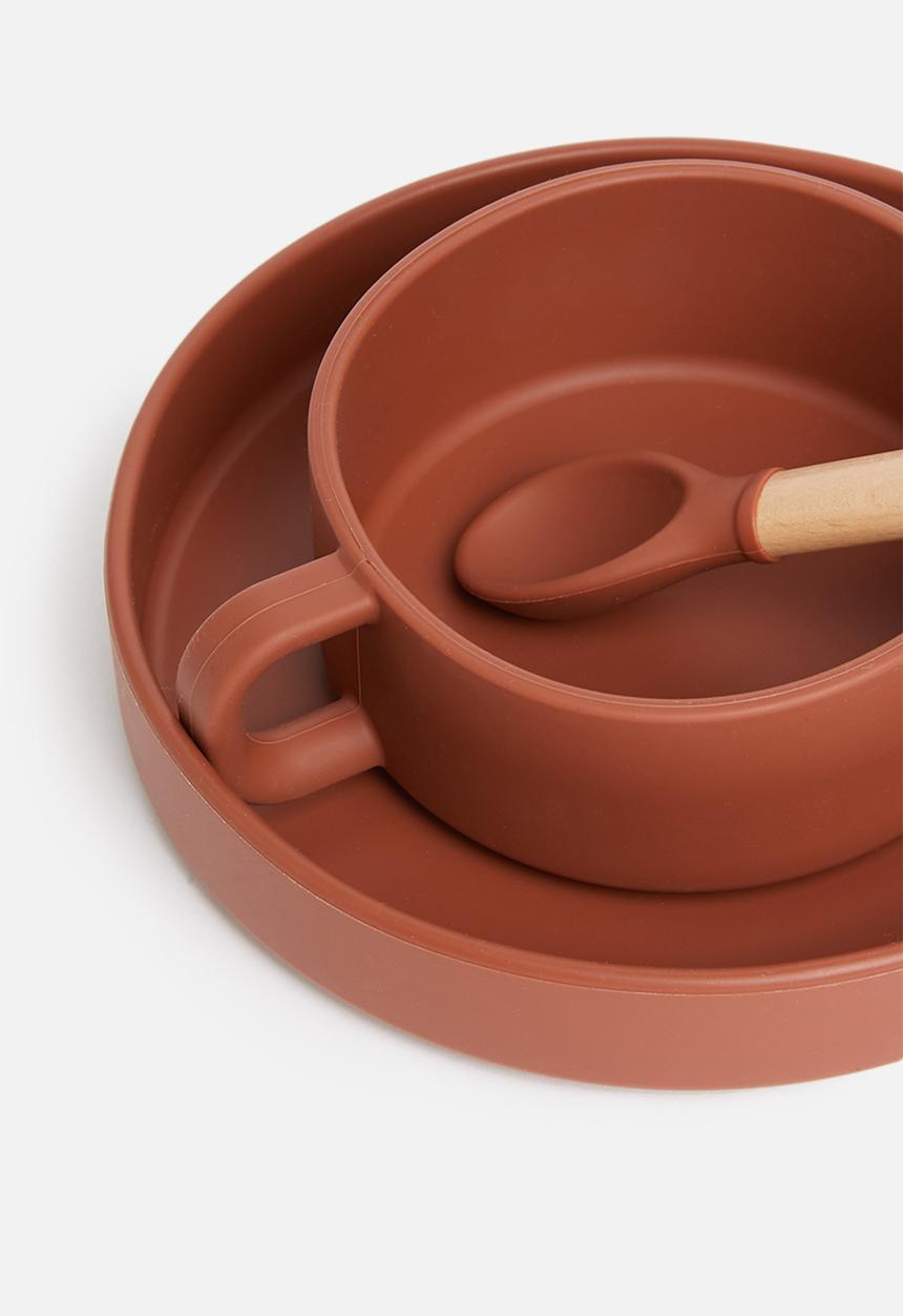 Maybe Baby Boutique - My first feeding set - clay bank