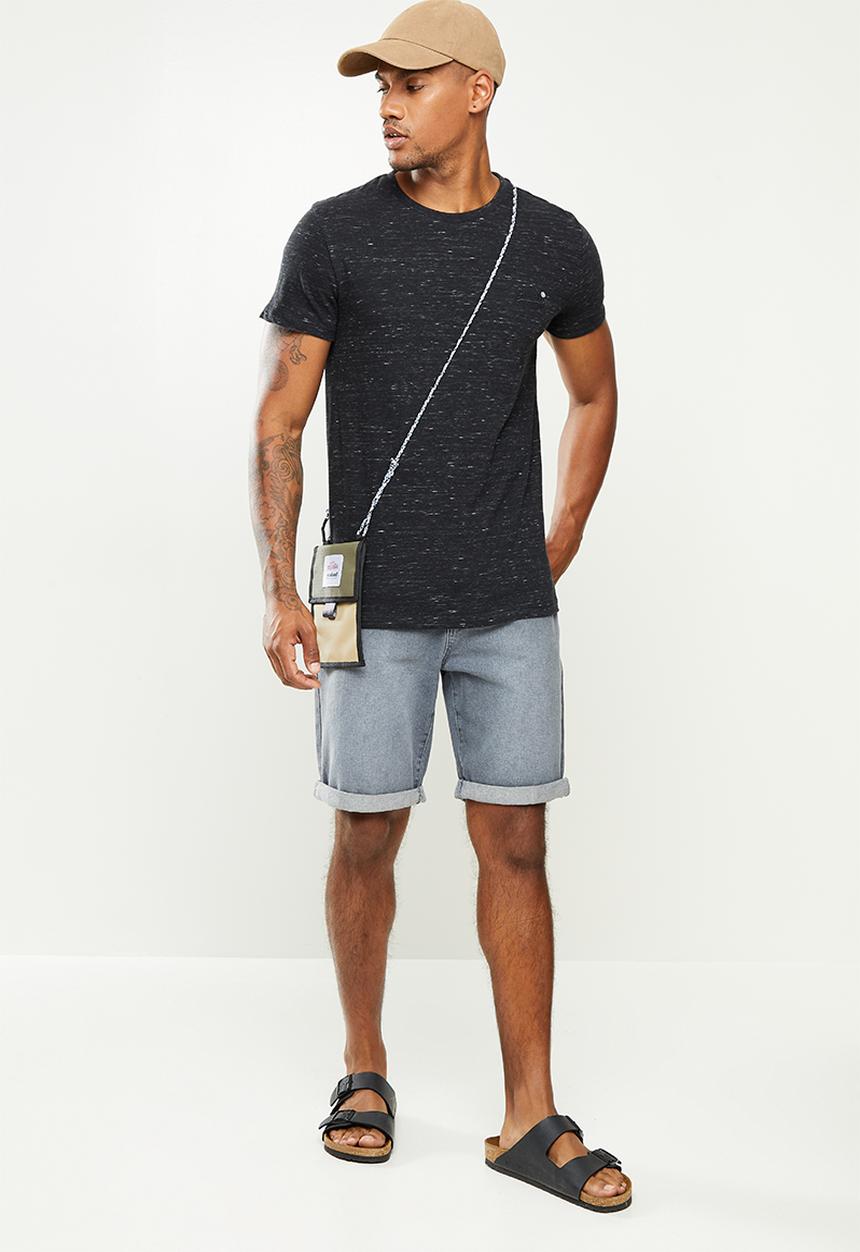 Superdry. - Ol vintage emb crew tee - black