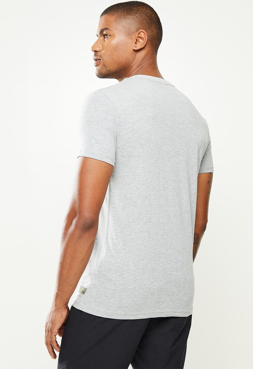 Superdry. - Military graphic tee - grey