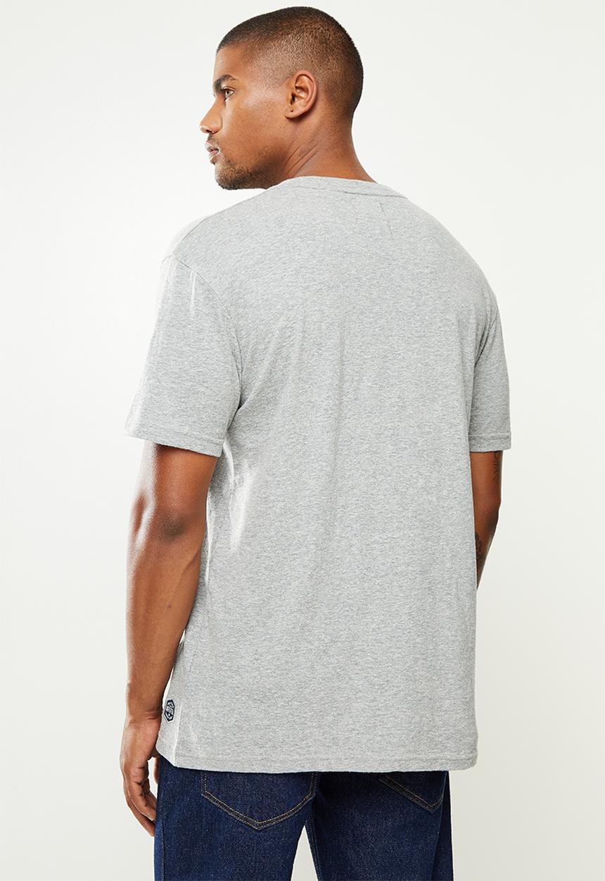 Superdry. - Heritage mountain relax tee - grey