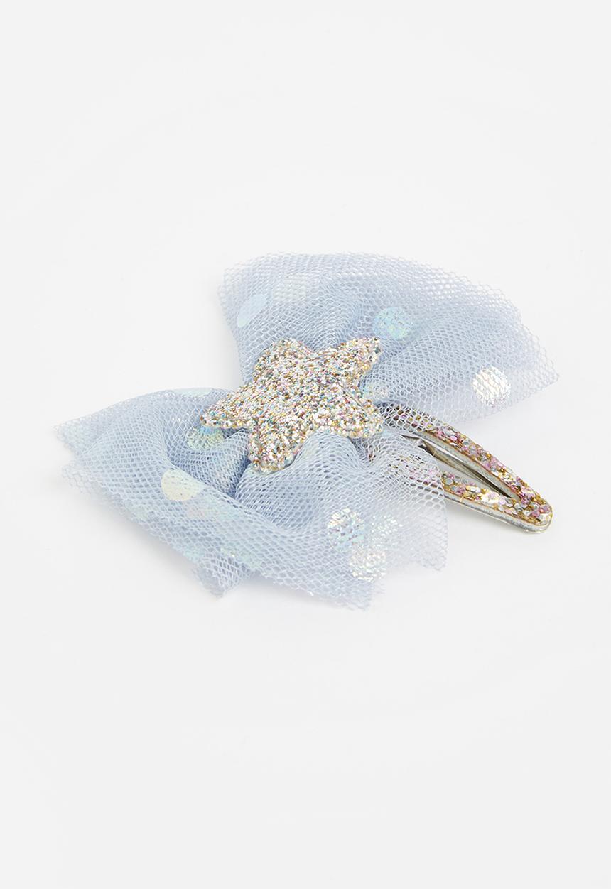 Pop Candy - 2 pack stars bows - pink & blue