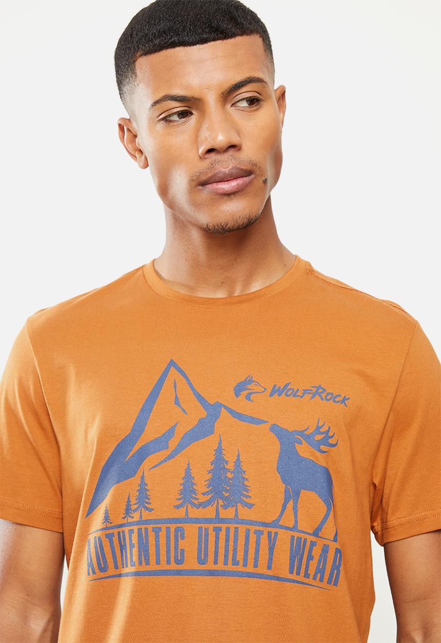 Wolf Rock - Mountain waves - bronze