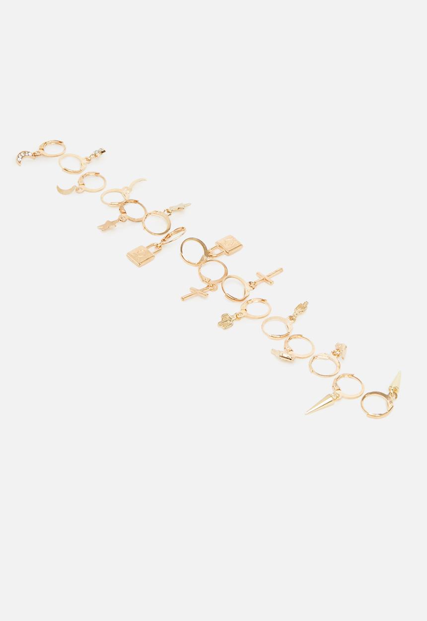 Superbalist - Grace small hoop pack - gold