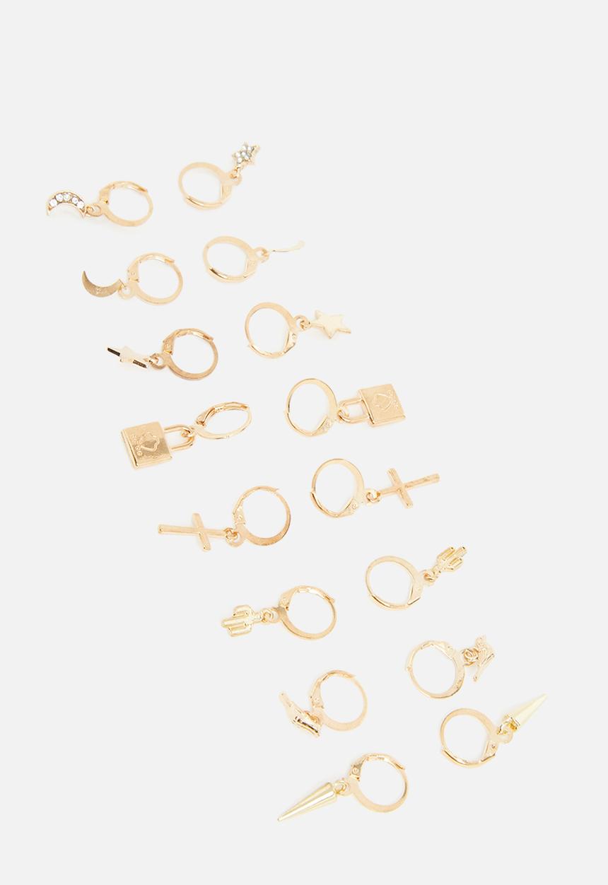Superbalist - Grace small hoop pack - gold
