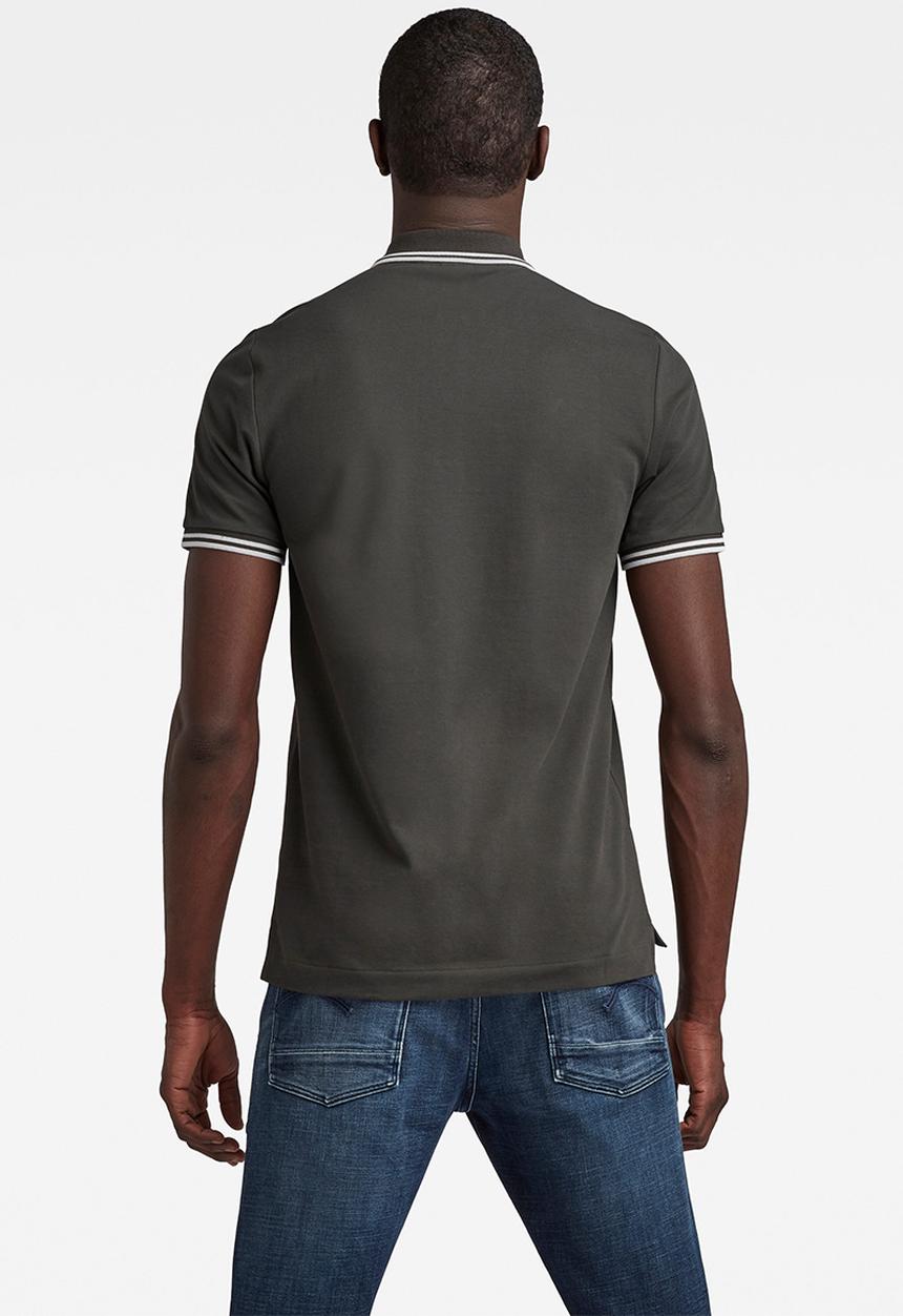G-STAR - Dunda slim stripe polo s\s - cloak