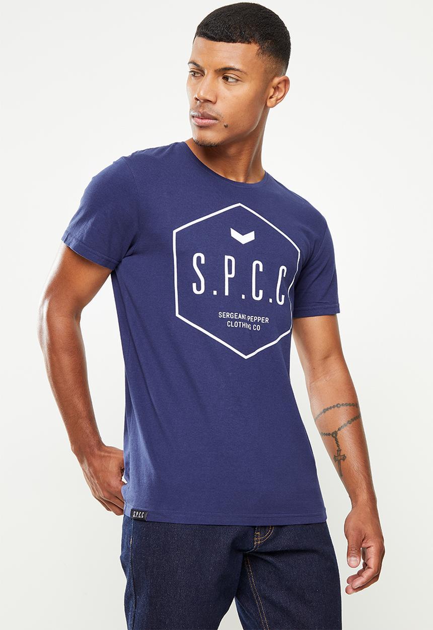 S.P.C.C - Renner regular fit straight hem, crew neck tee - sodalite blue