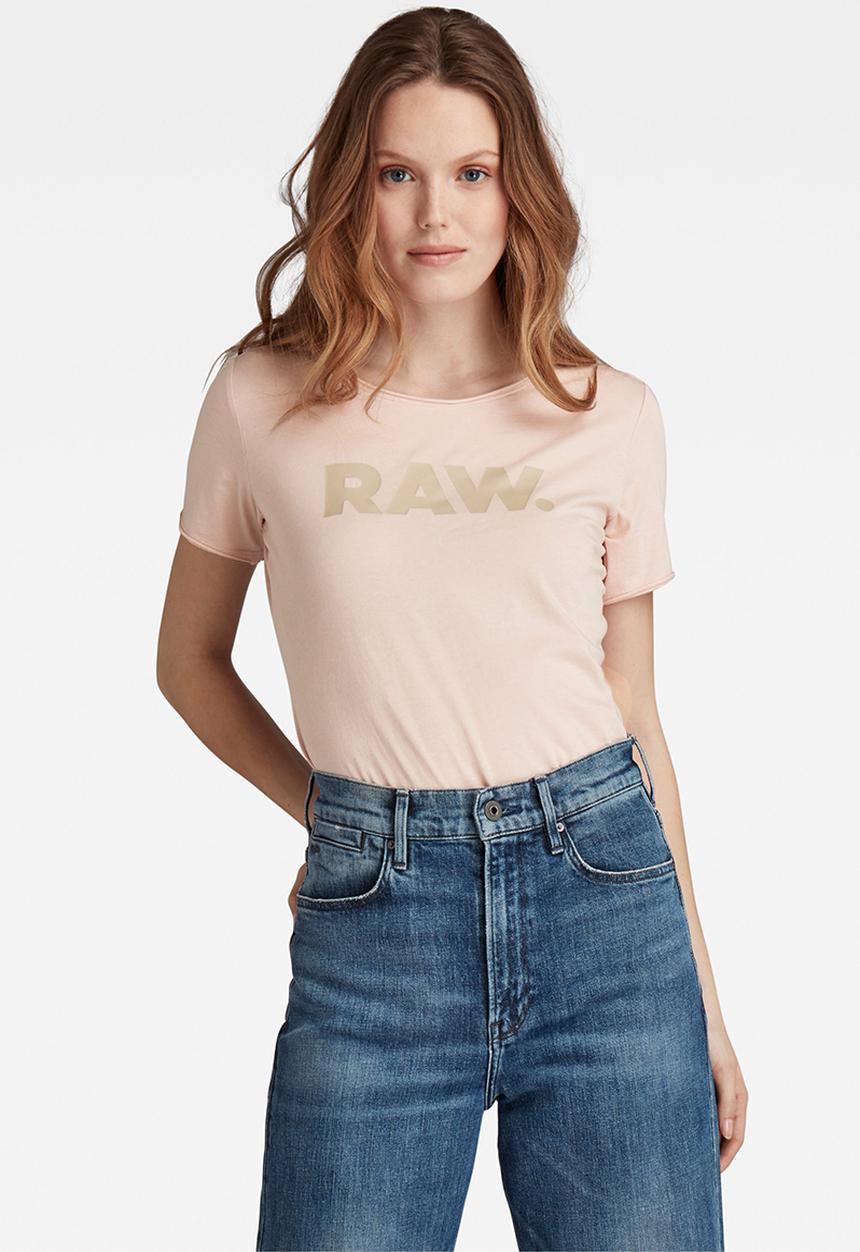 G-STAR - Raw. slim graphic - light pink