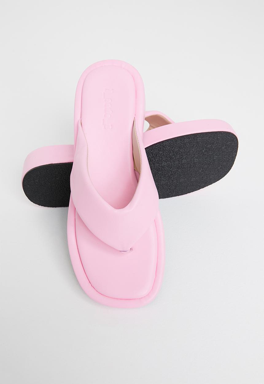 Z_Code_Z - Fran flatform slide - pink