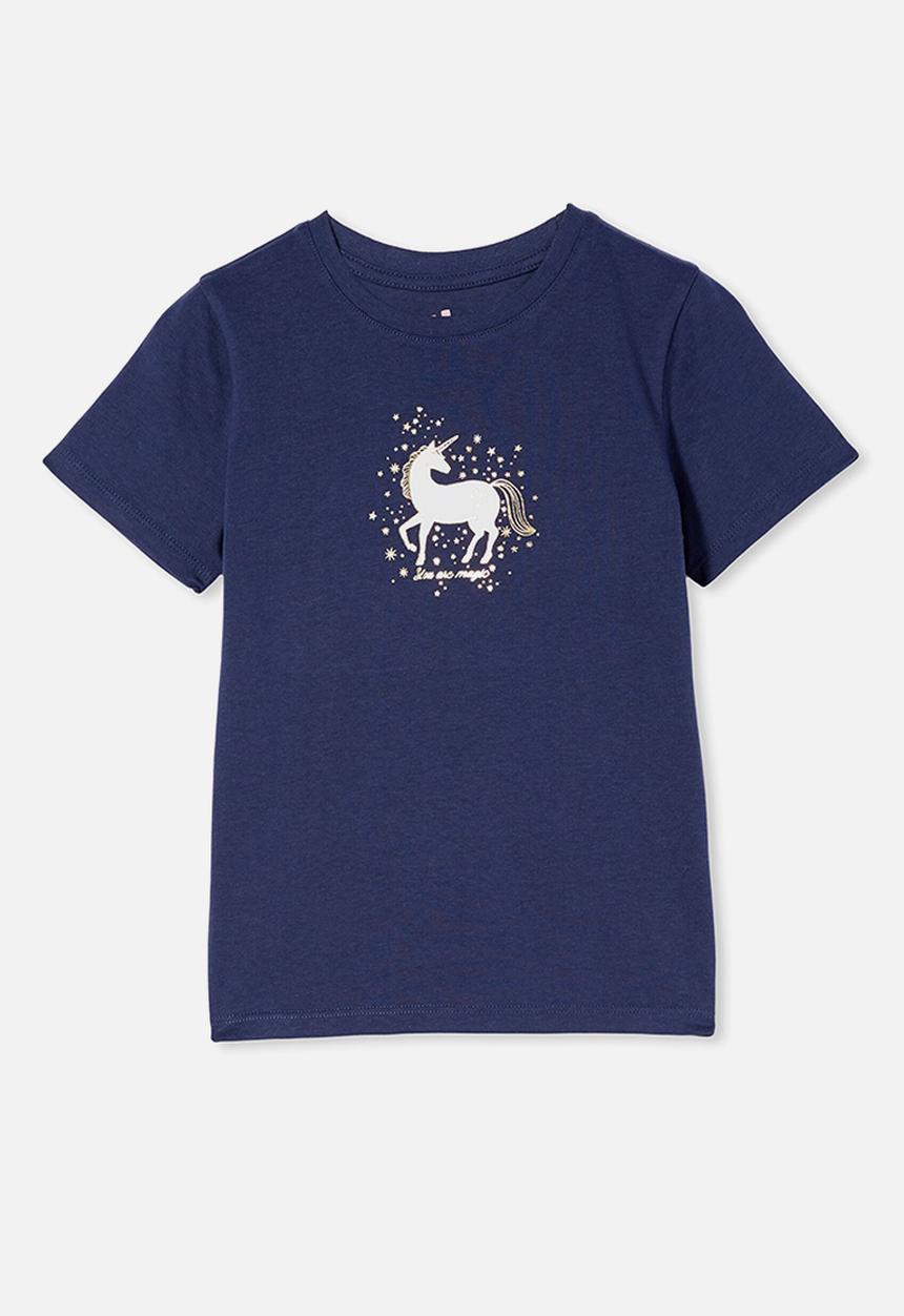 Cotton On - Penelope short sleeve tee - indigo