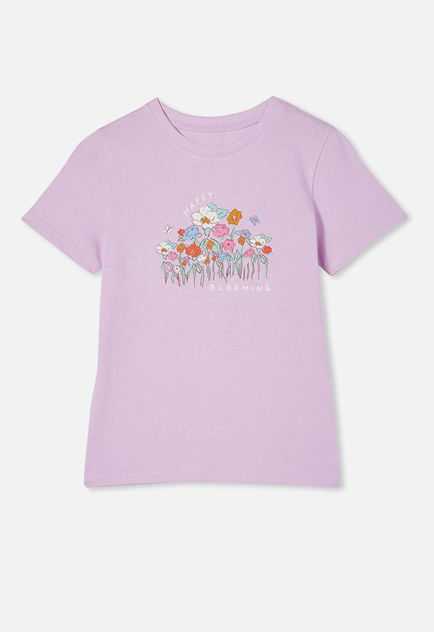 Cotton On - Penelope short sleeve tee - pale violet