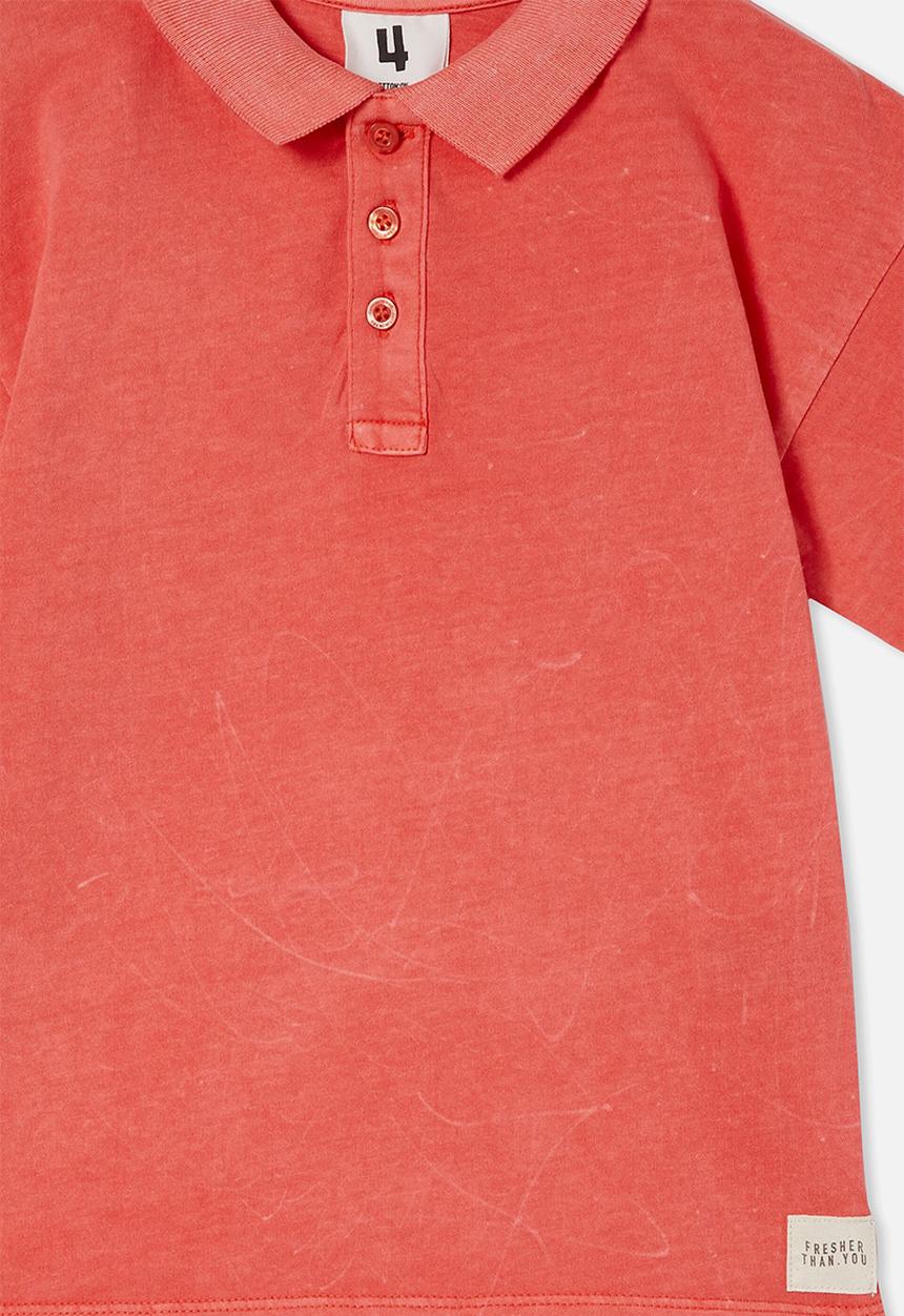 Cotton On - Ziggy polo - burnt orange 