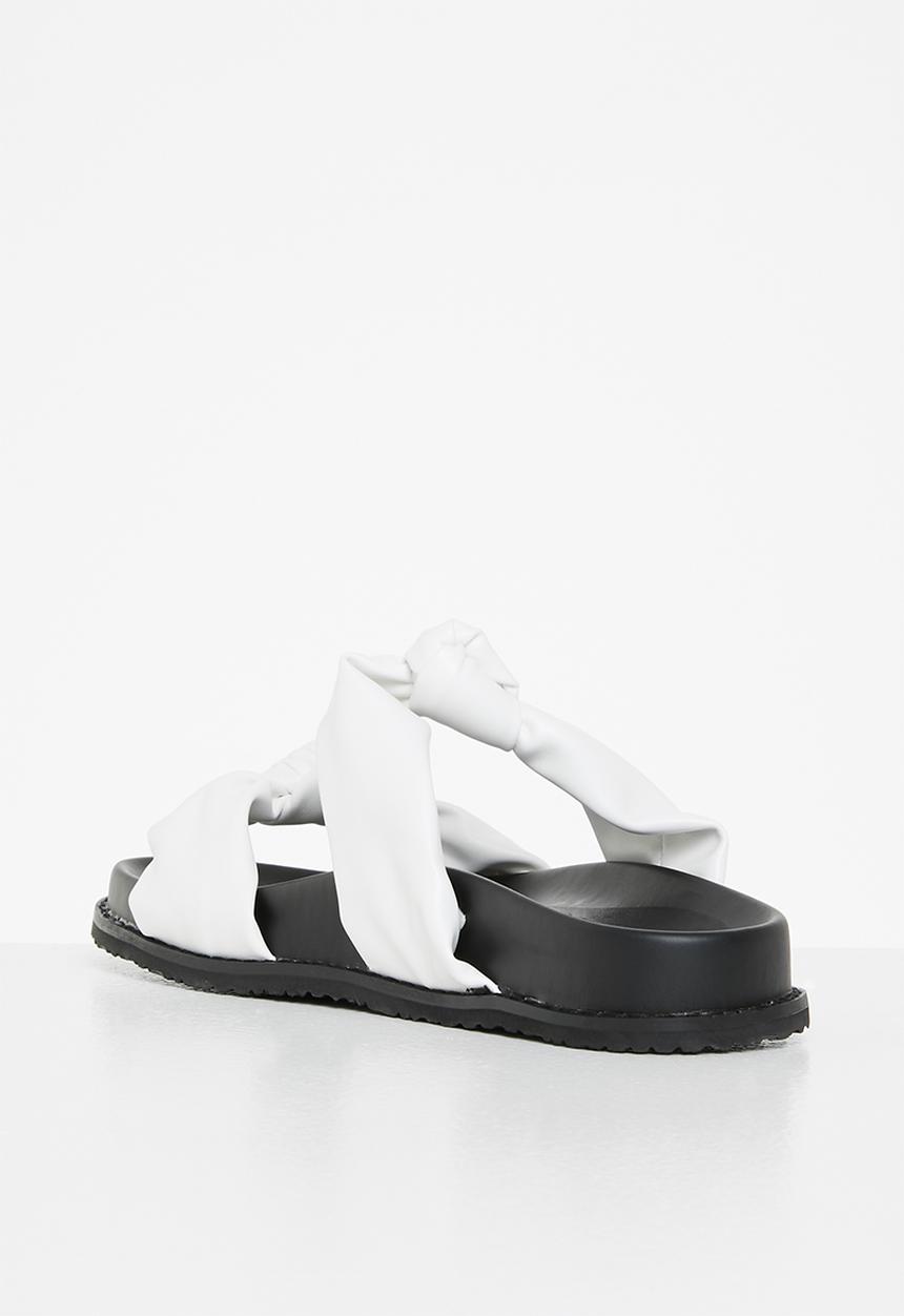 Z_Code_Z - Tuma twisted front slide - white
