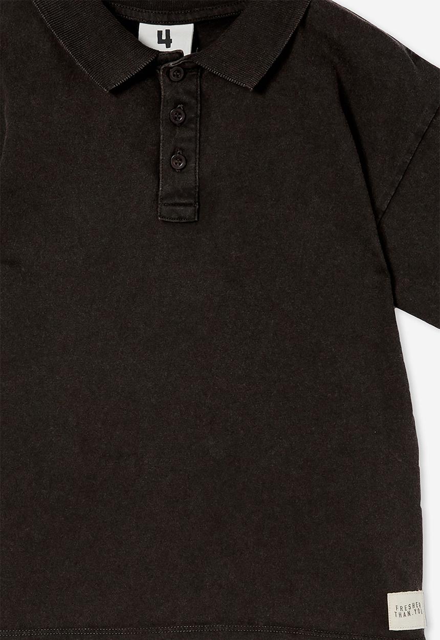 Cotton On - Ziggy polo - black