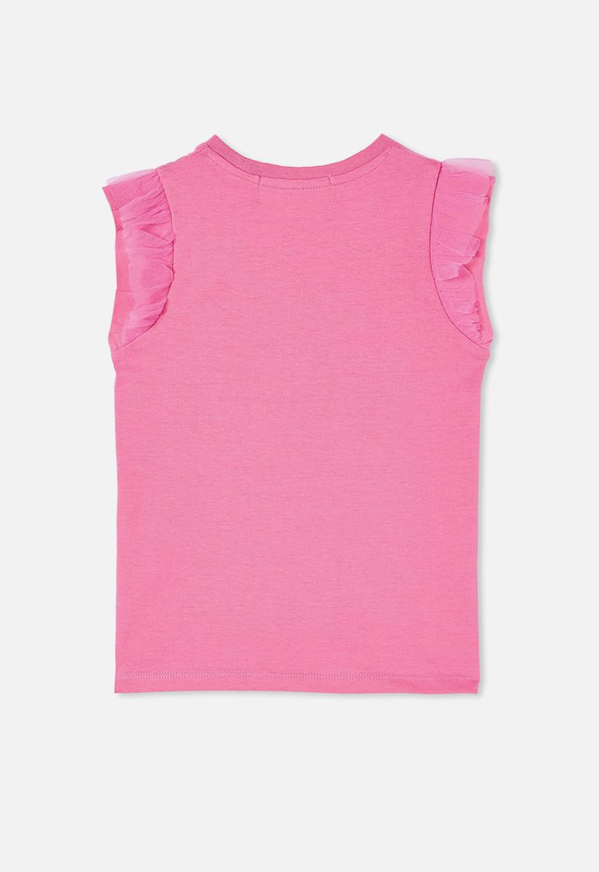 Cotton On - License party short sleeve tee - pink