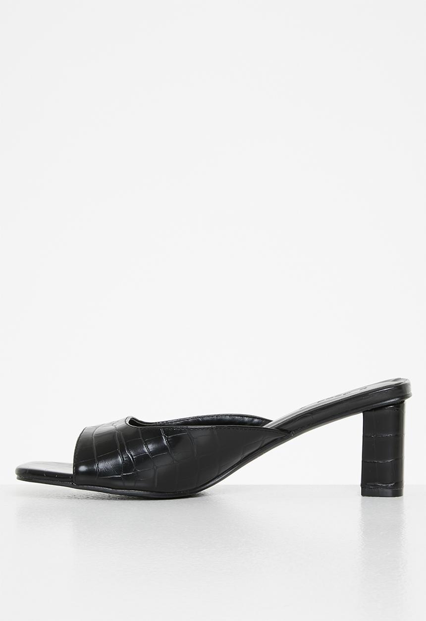Z_Code_Z - Zaya mule block heel - black