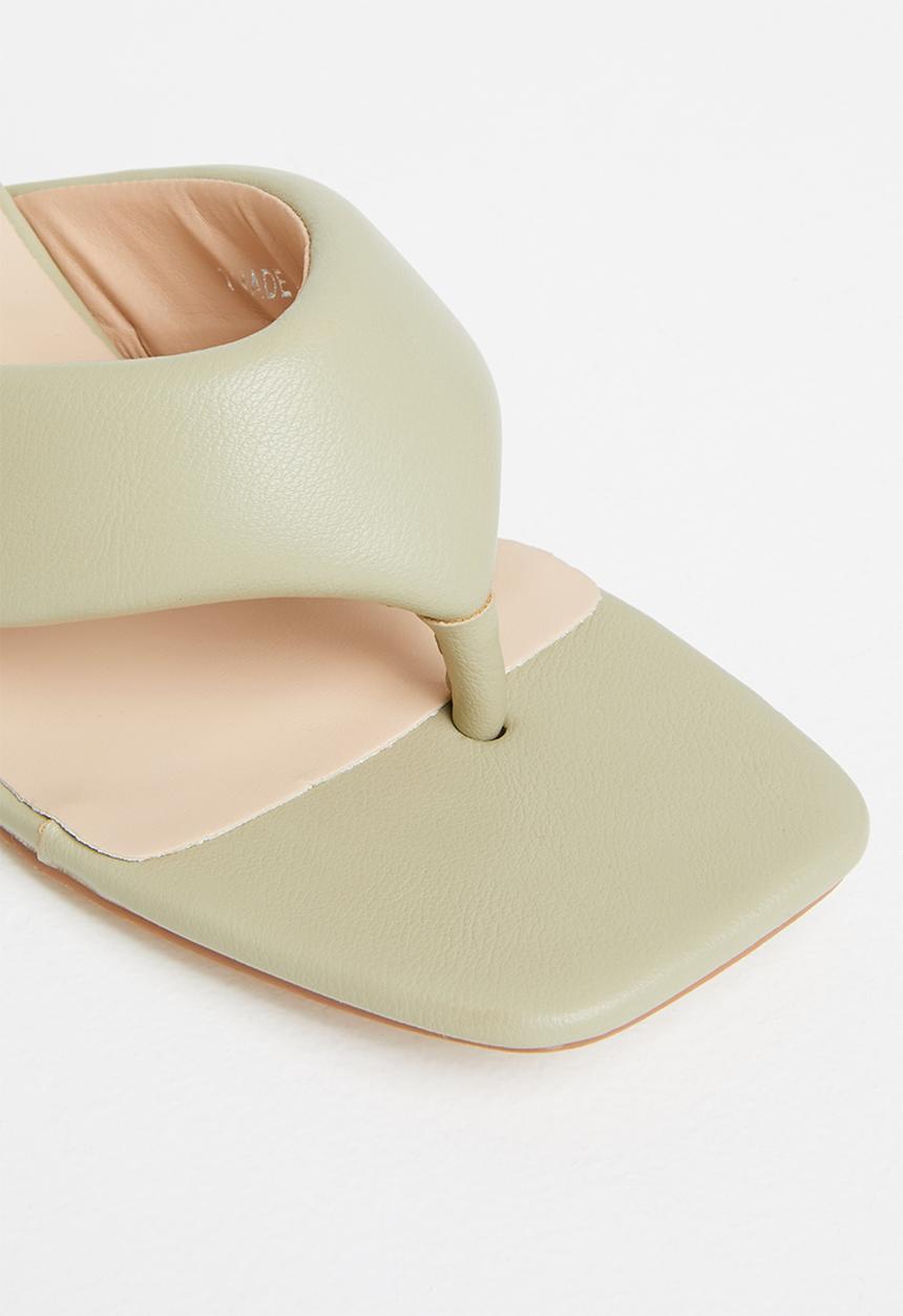 Z_Code_Z - Stella toe post kitten heel - sage