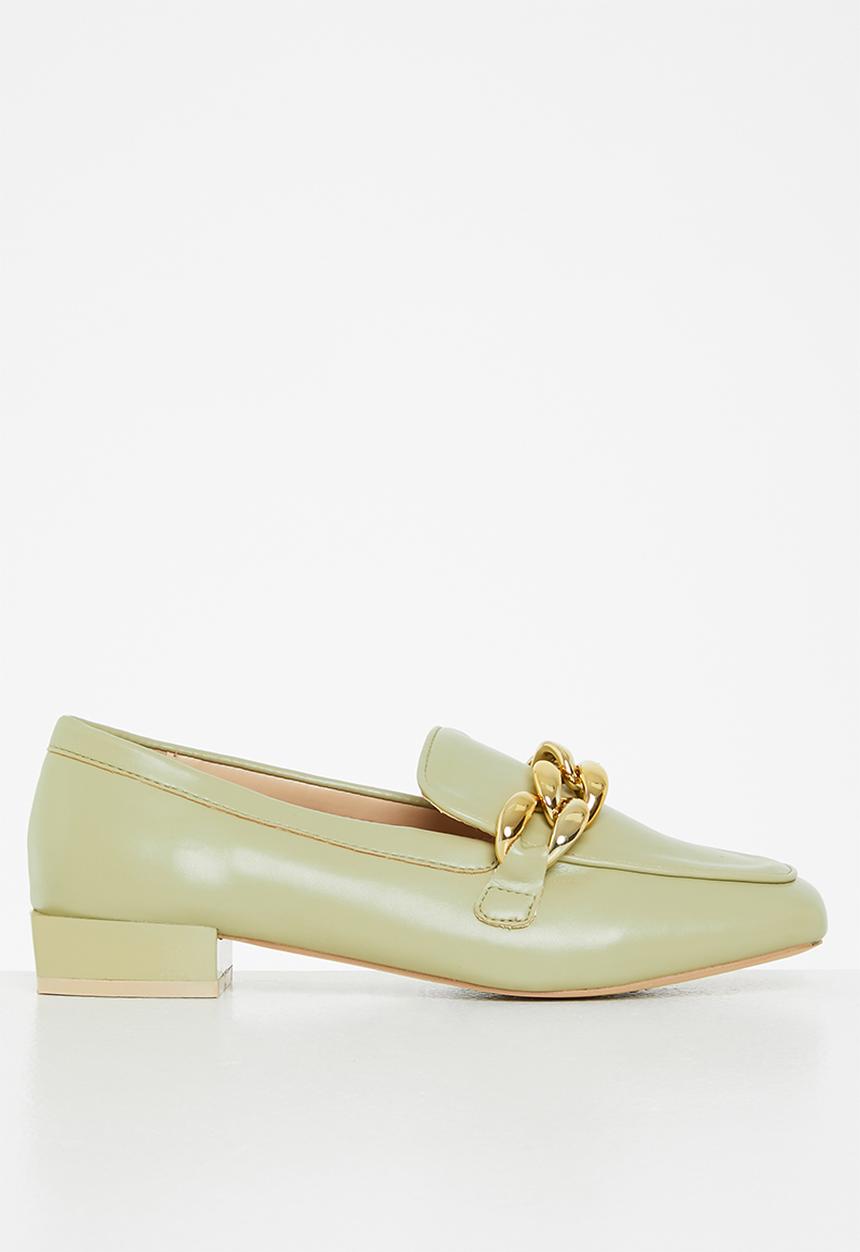 Z_Code_Z - Layla chain detail loafer - sage