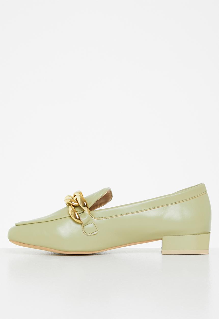 Z_Code_Z - Layla chain detail loafer - sage