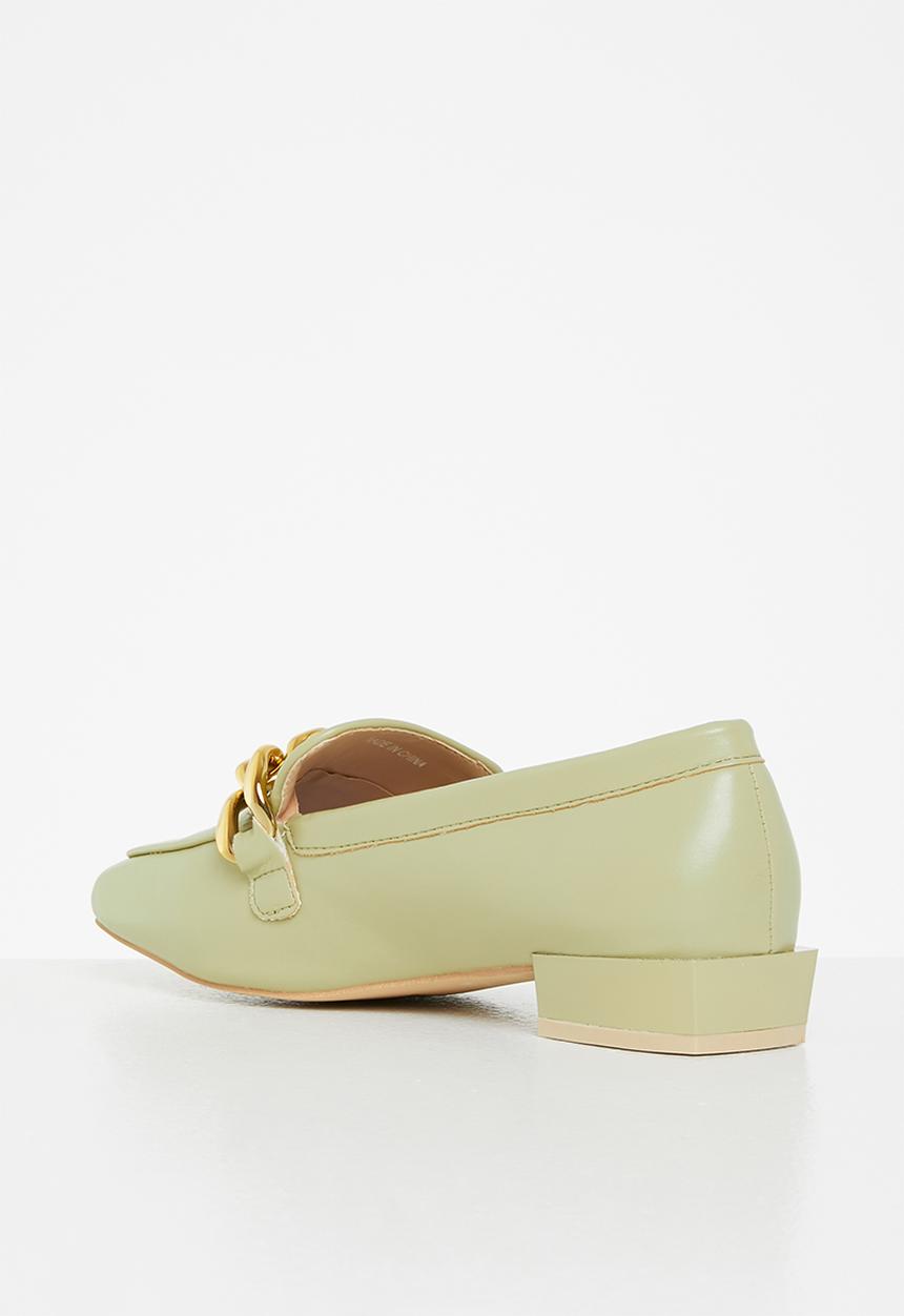 Z_Code_Z - Layla chain detail loafer - sage