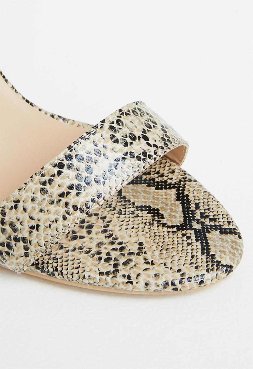 Z_Code_Z - Sophia ankle strap block heel - neutral