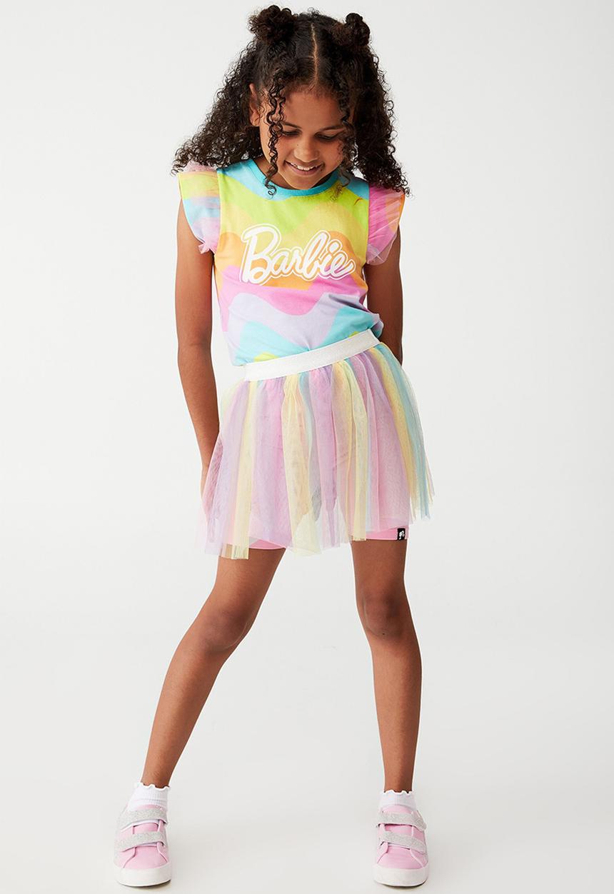 Cotton On - License barbie party tee - multi 