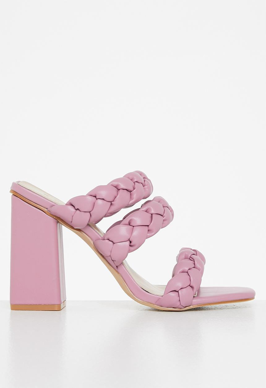 Z_Code_Z - Tasha plaited block heel - lilac