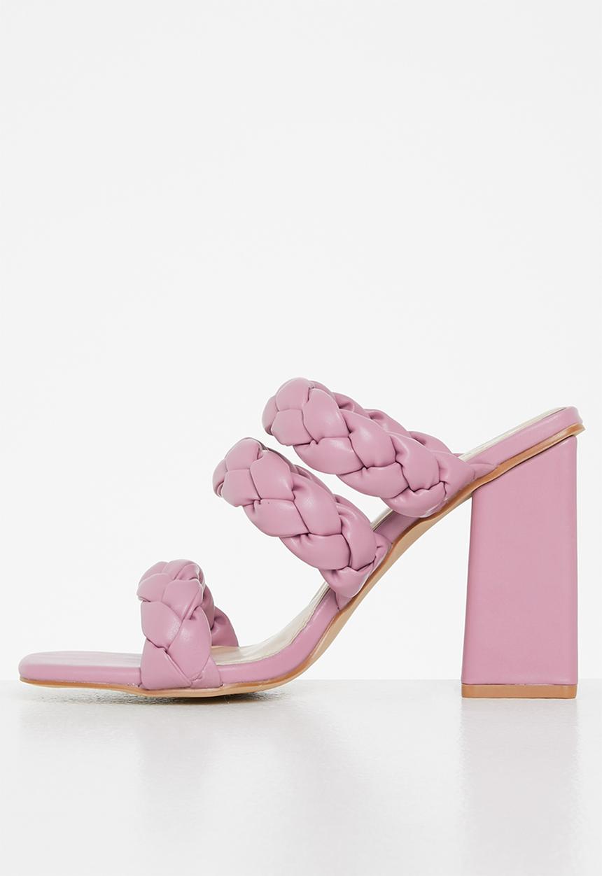 Z_Code_Z - Tasha plaited block heel - lilac