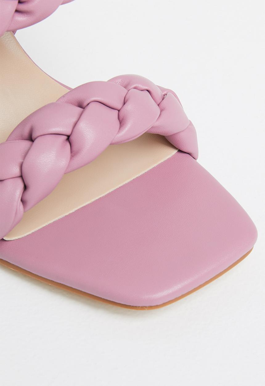 Z_Code_Z - Tasha plaited block heel - lilac