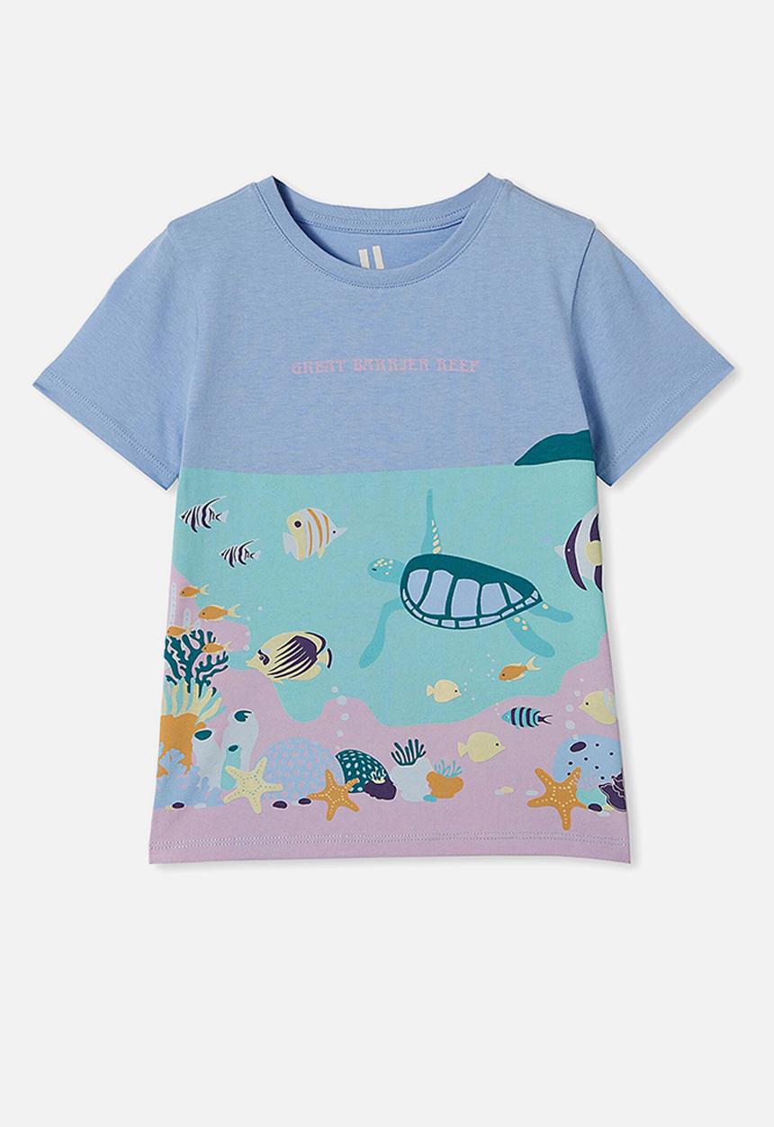 Cotton On - Penelope short sleeve tee - dusk blue