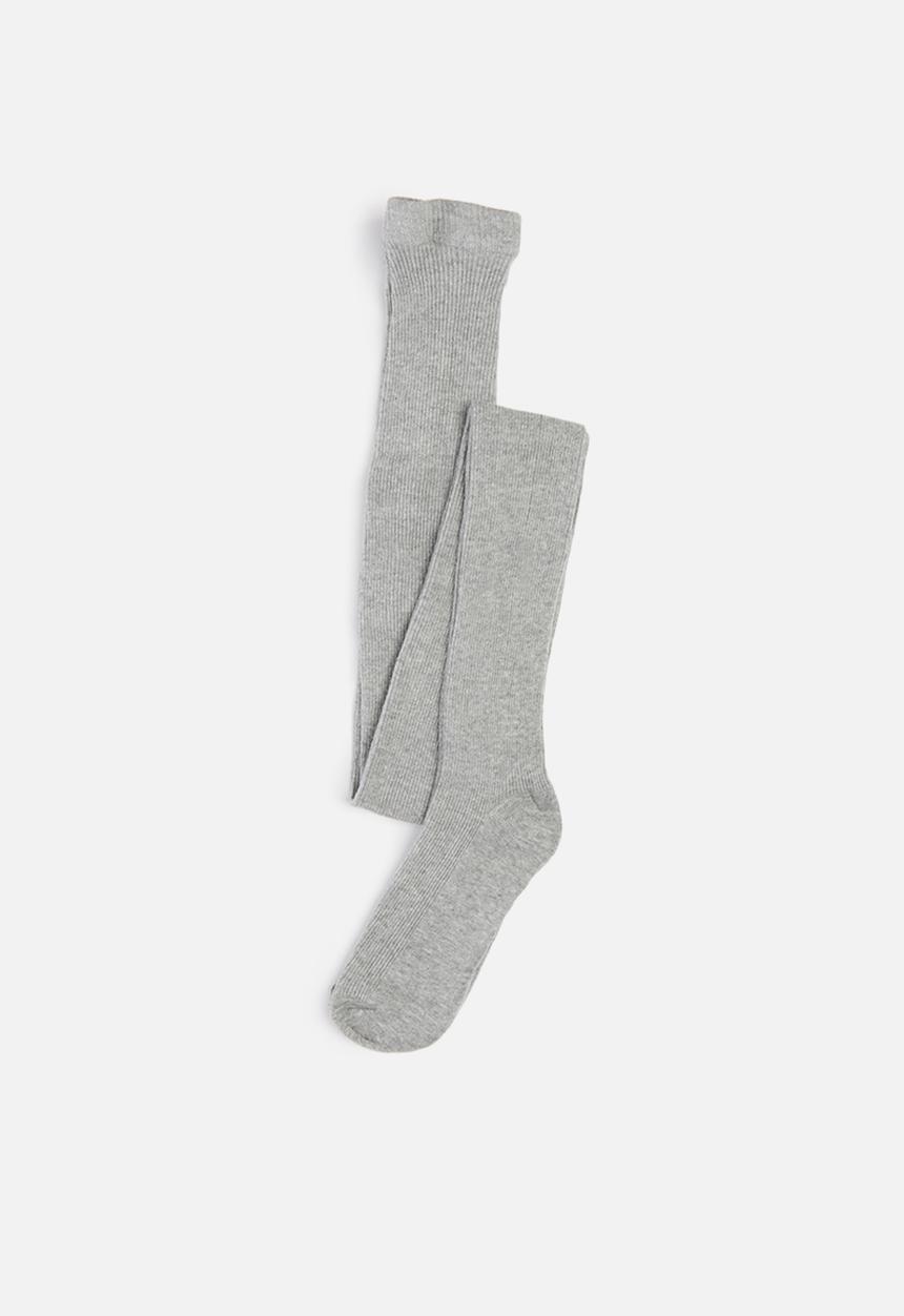 MINOTI - Tween girls ribbed tights - grey