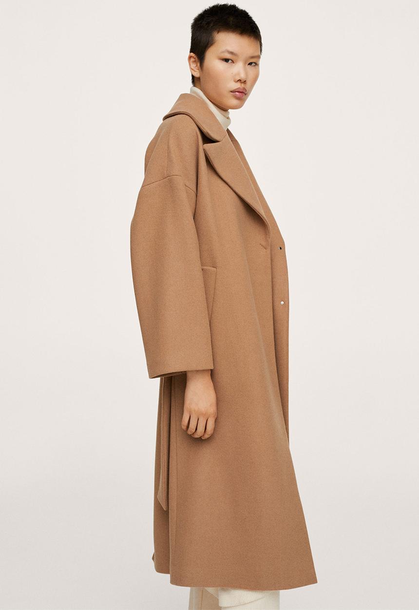 MANGO - Coat time - medium brown