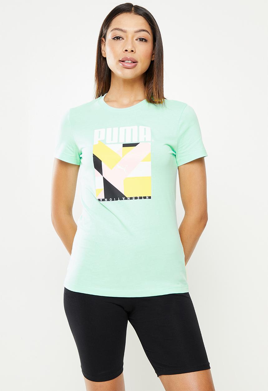 PUMA - As cruiser graphic tee - beach aqua
