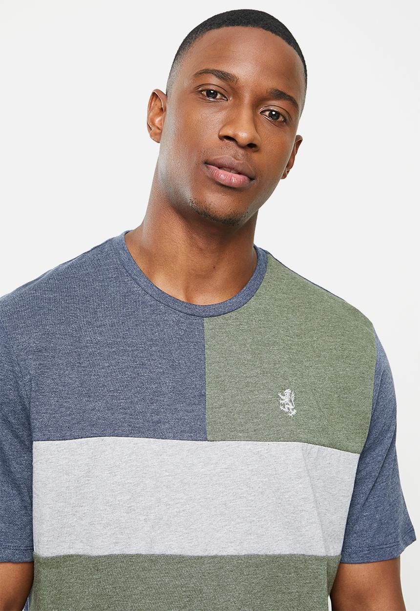 Pringle of Scotland - T-shirt - grey/blue