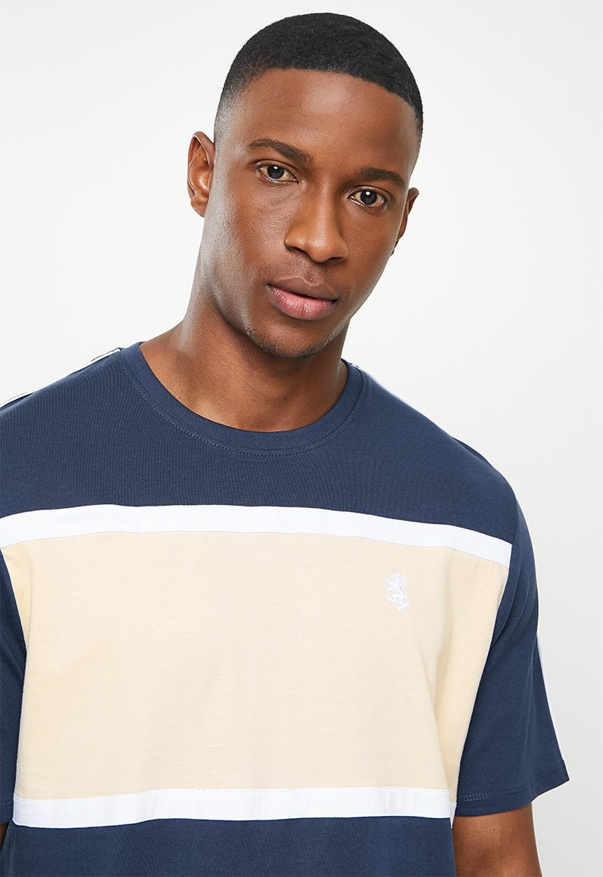 Pringle of Scotland - T-shirt - blue/stone