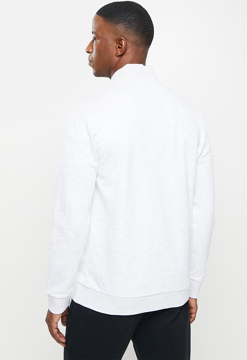 POLO - Scott zip thru sweat - grey