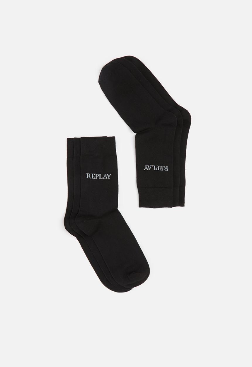 Replay - Replay casual leg logo 3pairs banderole - blue