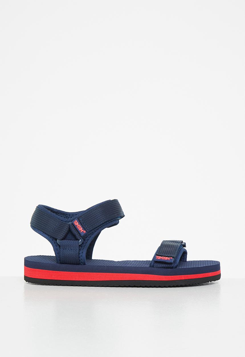 Pop Candy - Boys ttk dream 2 sandal - navy & red