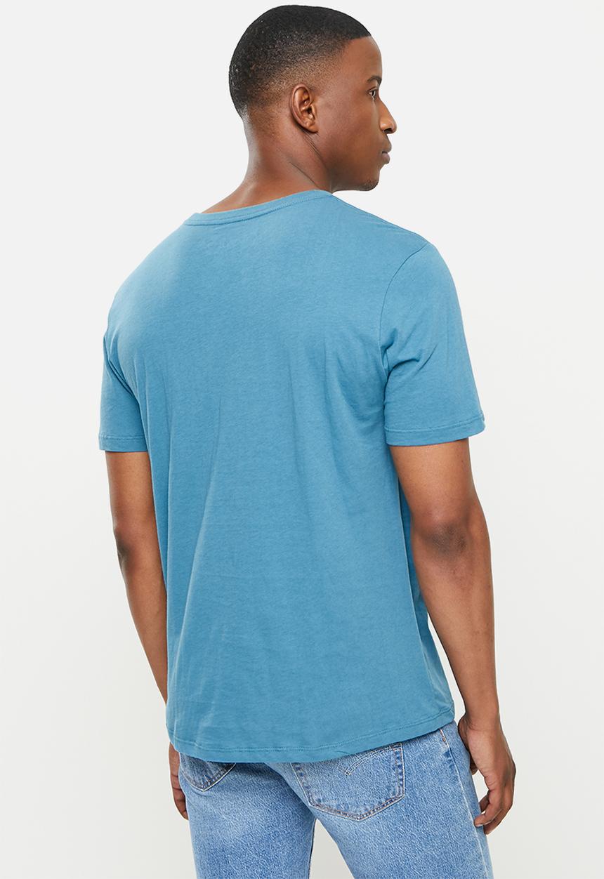Hurley - Evd wsh oao solid short sleeve - mid-blue