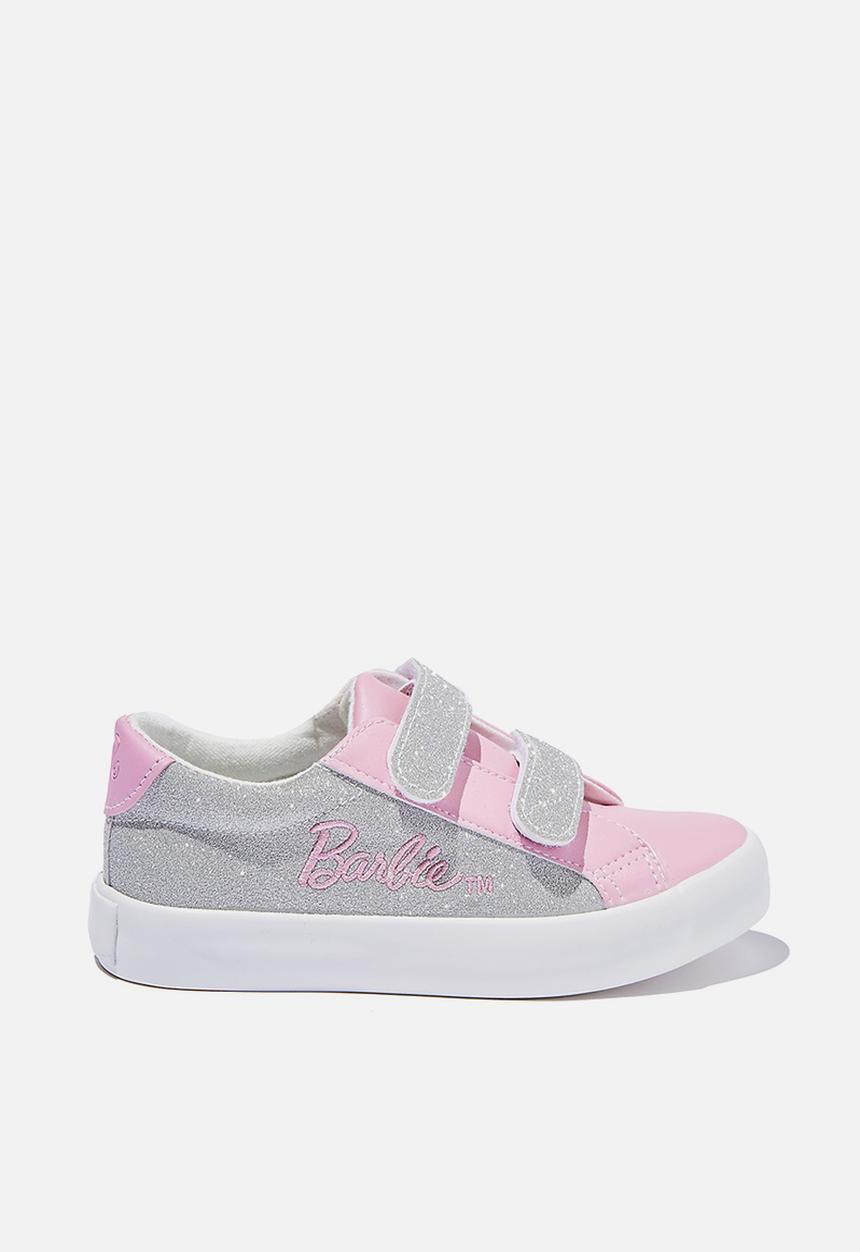 Cotton On - Kids licensed footwear - lcn mat barbie double strap trainer