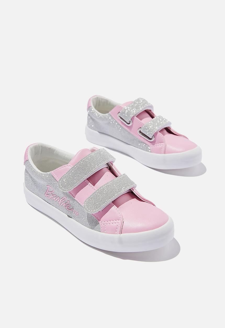 Cotton On - Kids licensed footwear - lcn mat barbie double strap trainer