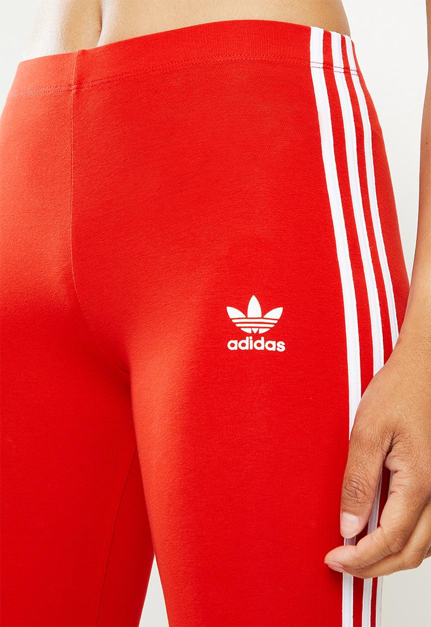 adidas Originals - 3 str tights - red