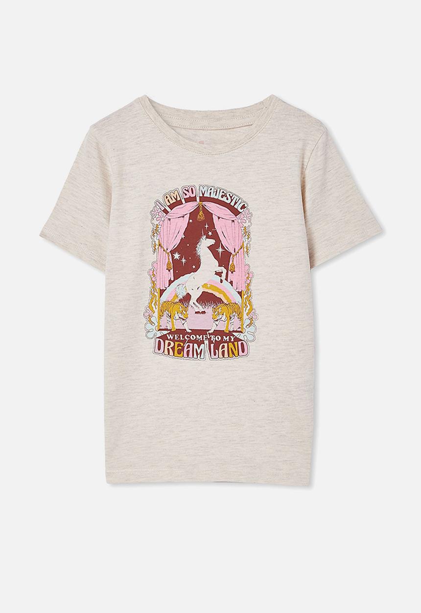 Cotton On - Penelope short sleeve tee - blush marle/dream land