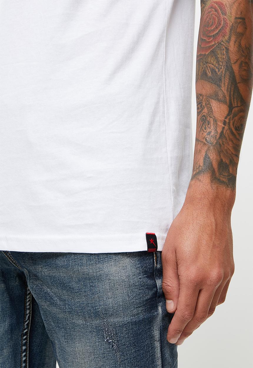 SOVIET - M firmino short sleeve logo tee  - white
