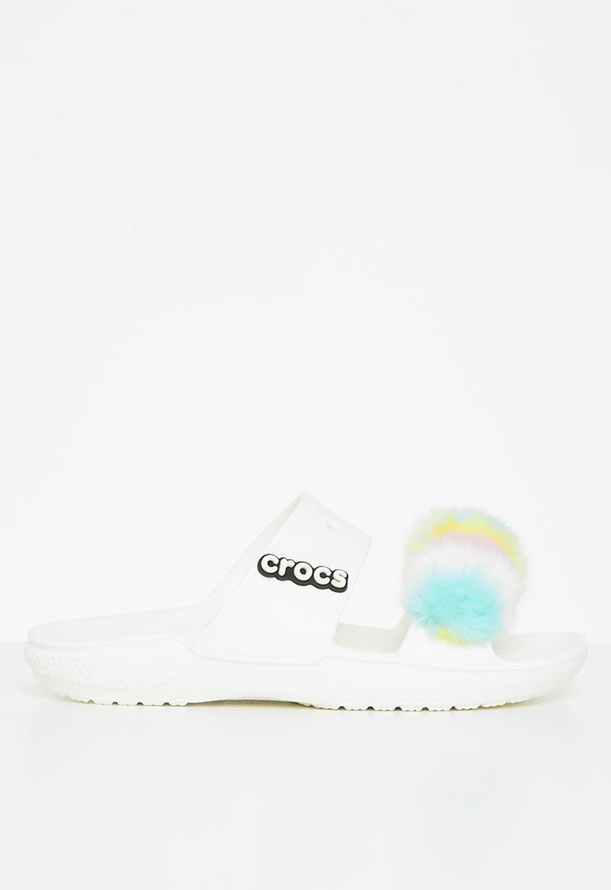 Crocs - Classic crocs fursure sandal - white
