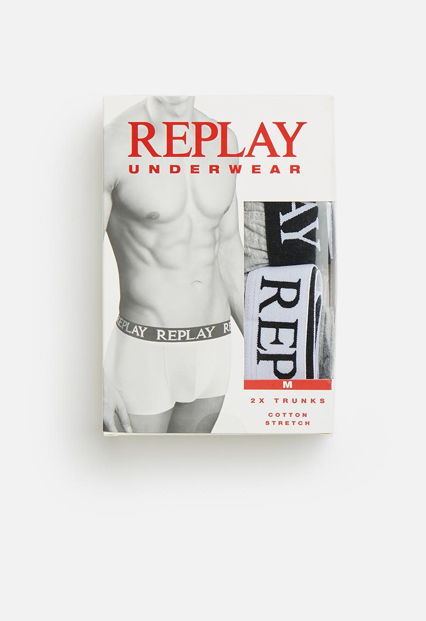 Replay - 2pack replay underwear - grey