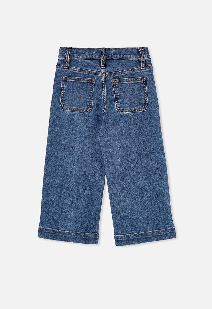 Cotton On - Arkie wide leg jean - blue